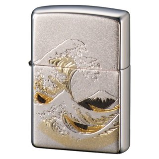 Zippo Samurai Katana Sword Moon Sakura Electroforming Japan
