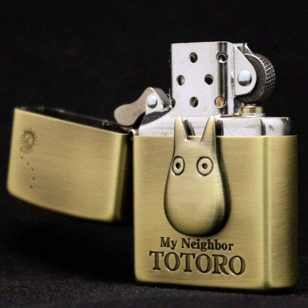 Photo3: Zippo My Neighbor Small Totoro Metal Studio Ghibli Hayao Miyazaki Oil Lighter Japan Limited NZ-23 (3)