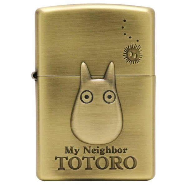 Photo1: Zippo My Neighbor Small Totoro Metal Studio Ghibli Hayao Miyazaki Oil Lighter Japan Limited NZ-23 (1)