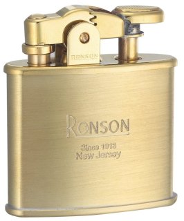 Ronson Standard Stylish Design Oil Lighter Japanese Made in