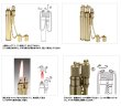 Photo2: Douglass Neo2 Stylish Steampunk Design Oil Lighter Made in JAPAN Brass (2)