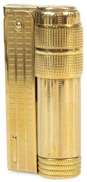 Photo3: MCO Classic Stylish Design Oil Lighter Super 6700P Brass Gold Color Cool (3)