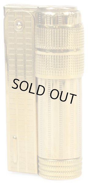 Photo3: MCO Classic Stylish Design Oil Lighter Super 6700P Brass Gold Color Cool (3)