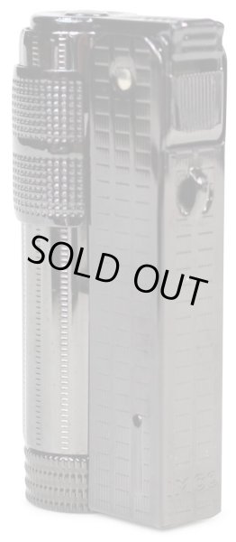 Photo2: IMCO Classic Stylish Design Oil Lighter Super 6700P Black Nickel Brass Cool (2)