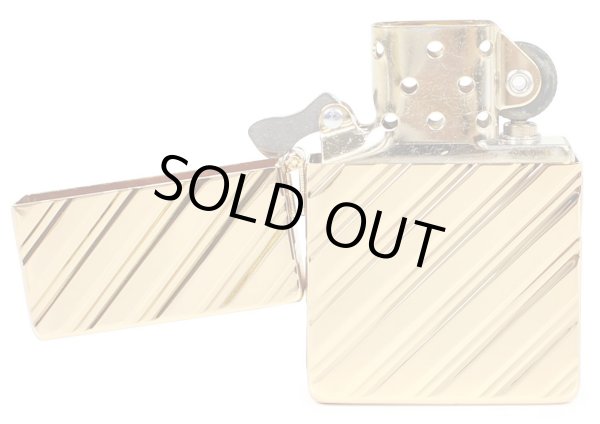 Photo3: Zippo 1935 Replica 5-sides Diamond Cut Gold Plating Gold Tank Japan Limited (3)