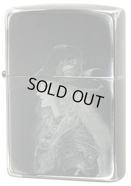 Photo1: Zippo Vampire Hunter Amano Yoshitaka Collection No.02 Black Mirror Used Finish Japan Limited (1)