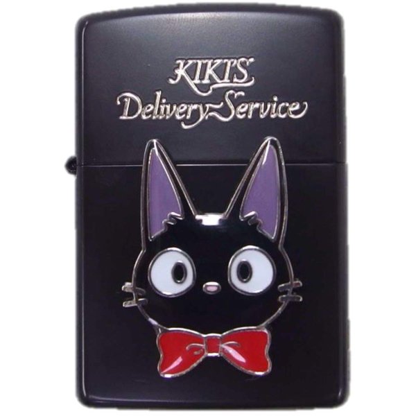 Photo1: Zippo Kiki's Delivery Service Black Cat Jiji Metal Studio Ghibli Hayao Miyazaki Japan Limited NZ-29 (1)