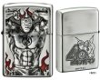 Photo1: Zippo Kinnikuman Metal Oxidized Silver Etching Japan Limited Japanese Anime (1)