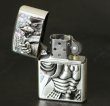 Photo3: Zippo Akuma Shogun Metal Oxidized Silver Etching Kinnikuman Japan Limited Anime (3)