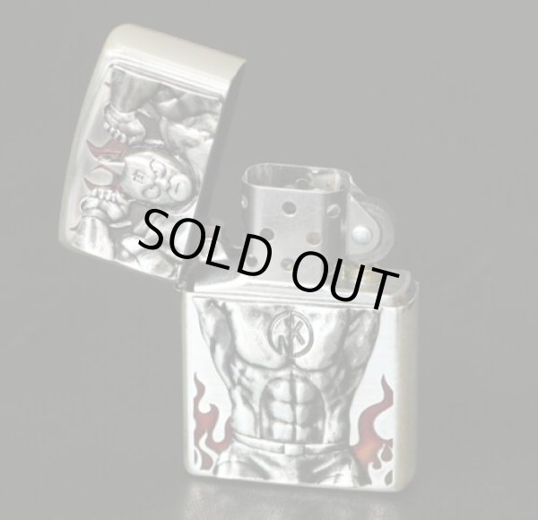 Photo3: Zippo Kinnikuman Metal 40th Anniversary Oxidized Silver Etching Japan Limited Japanese Anime Oil Lighter (3)
