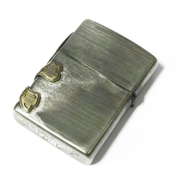 Zippo Skull Crossbones 3-Sides Metal Used Finish Processing