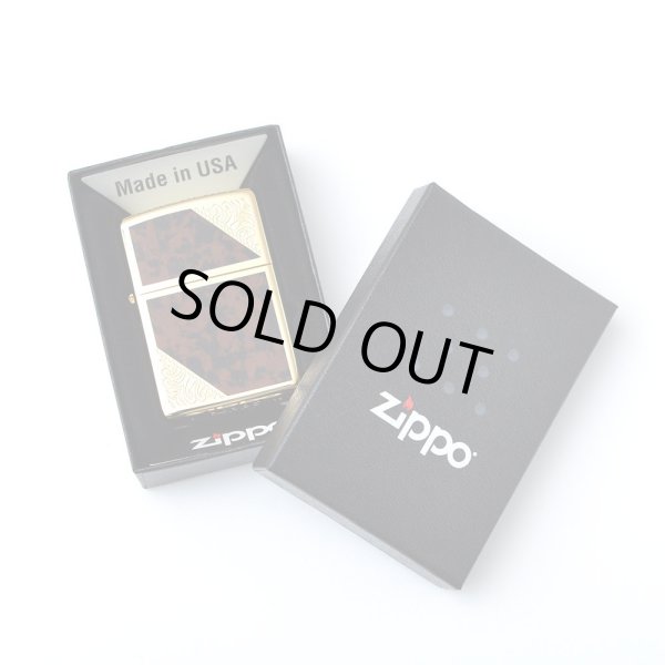 Photo4: Zippo Venetian Design Both Sides Etching Gold Plating Japan Limited Oil Lighter (4)