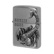 Photo1: Zippo Big Scorpion Metal Etching Oxidized Nickel Japan Limited Oil Lighter (1)