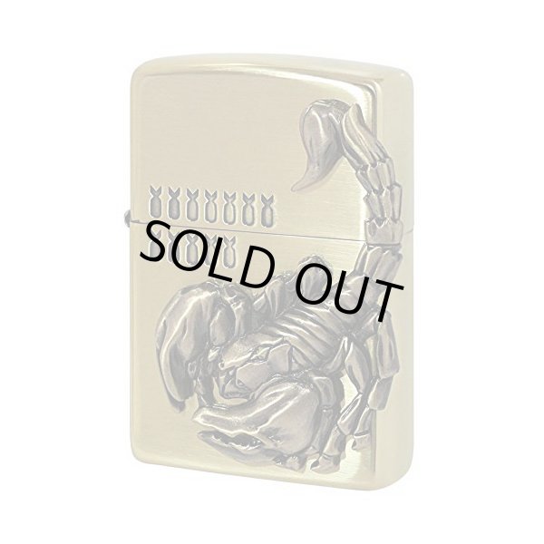 Photo1: Zippo Big Scorpion Metal Etching Oxidized Brass Japan Limited Oil Lighter (1)