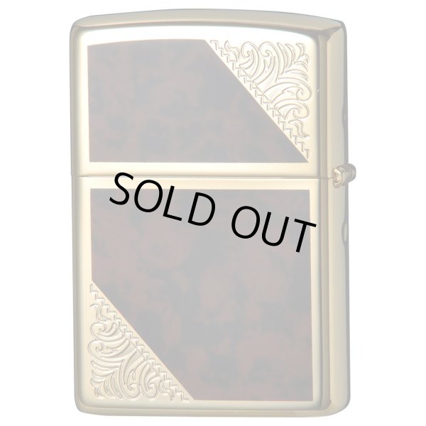 Photo3: Zippo Venetian Design Both Sides Etching Gold Plating Japan Limited Oil Lighter (3)
