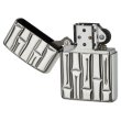 Photo3: Zippo Armor Case Bamboo Both Sides Deep Etching Silver Polished Finish Japan Limited Oil Lighter (3)