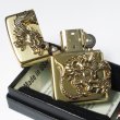 Photo3: Zippo Rampage Gold Dragon 2-sides Metal Onyx Japan 1000 Limited Oil Lighter (3)