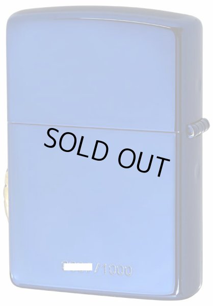 Photo2: Zippo Rampage Gold Dragon 2-sides Metal Onyx Blue Japan 1000 Limited Oil Lighter (2)