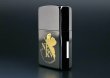 Photo3: Zippo Evangelion Eva U.N.NERV Black Gold Plating Japan Limited Oil Lighter (3)