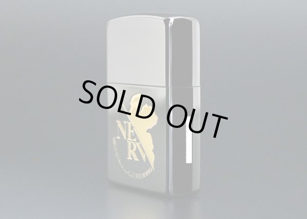 Photo3: Zippo Evangelion Eva U.N.NERV Black Gold Plating Japan Limited Oil Lighter (3)