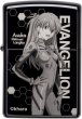 Photo4: Zippo Evangelion Eva Asuka Langley Black Titanium Coating Japan Limited Oil Lighter (4)