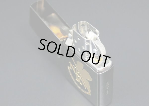 Photo4: Zippo Evangelion Eva U.N.NERV Black Gold Plating Japan Limited Oil Lighter (4)