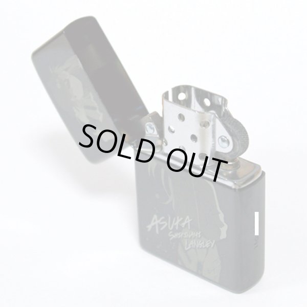 Photo3: Zippo Evangelion EVA Asuka 改2号機γ Laser Engraving Black Japan Limited Oil Lighter (3)