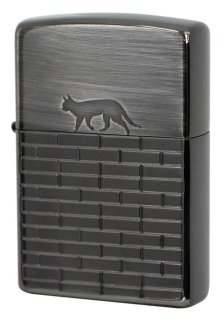 Zippo Hologram Turtle Tribal Tattoo Silver Black Plating