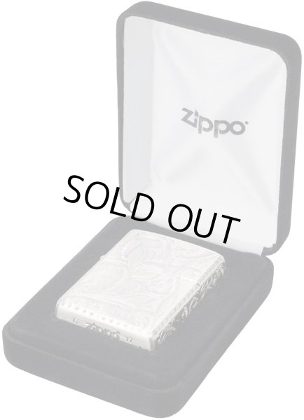 Photo4: Zippo Armor Case Classic Arabesque Silver Plating 5-Sides Etching Japan Limited Oil Lighter CLA-B (4)