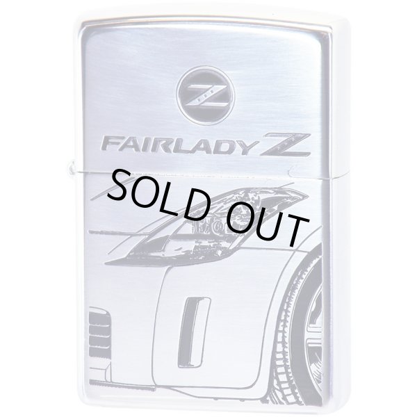 Photo1: Zippo NISSAN FAIRLADY Z Z33 Both Sides Etching Oxidized Silver Plating Japan Limited Oil Lighter (1)