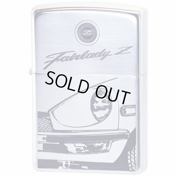 Photo1: Zippo NISSAN FAIRLADY Z S30 Both Sides Etching Oxidized Silver Plating Japan Limited Oil Lighter (1)