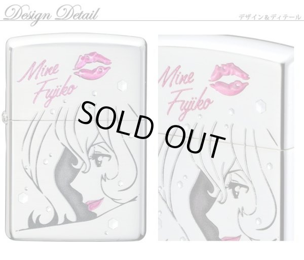 Photo2: Zippo Lupin the Third Fujiko Mine Etching Tin Alloy Satena Japan Limited Anime (2)