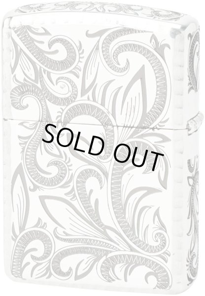 Photo3: Zippo Armor Case Classic Arabesque Oxidized Silver Plating 5-Sides Etching Japan Limited Oil Lighter CLA-A (3)