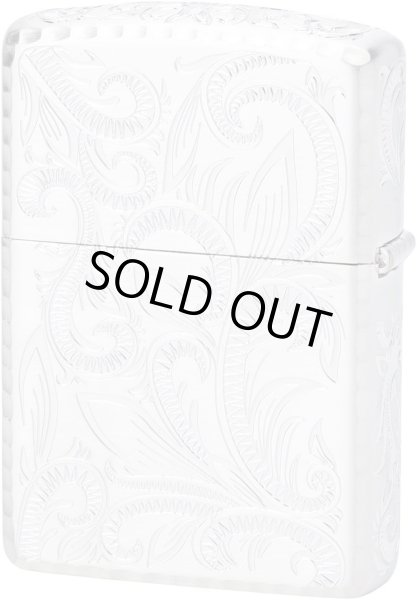 Photo3: Zippo Armor Case Classic Arabesque Silver Plating 5-Sides Etching Japan Limited Oil Lighter CLA-B (3)