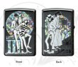 Photo2: Zippo Lupin the Third Hologram Black Plating Both Sides Etching Japan Limited Oil Lighter (2)