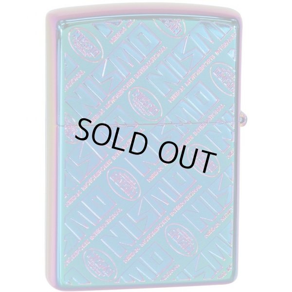 Photo2: Zippo NISSAN NISMO Logo Both Side Etching Rainbow Titanium Coating Japan Limited Oil Lighter (2)