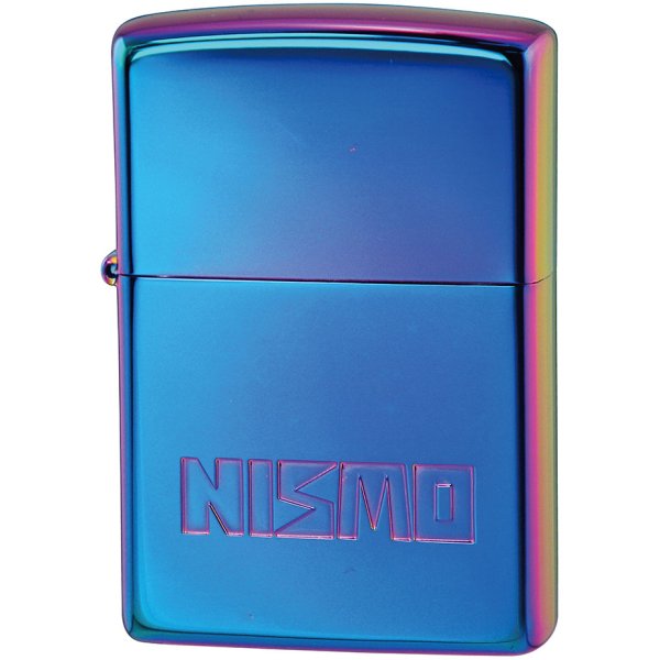 Photo1: Zippo NISSAN NISMO Logo Both Side Etching Rainbow Titanium Coating Japan Limited Oil Lighter (1)