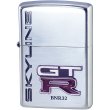 Photo1: Zippo NISSAN Skyline GT-R BNR32 R32 Emblem Metal Silver Plating Japan Limited Oil Lighter (1)