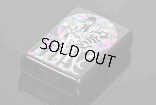 Photo3: Zippo Lupin the Third Hologram Black Plating Both Sides Etching Japan Limited Oil Lighter (3)