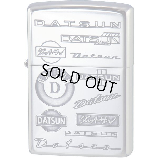 Photo1: Zippo NISSAN DATSUN Old Design Logo Emblem Etching Nickel Plating Japan Limited Oil Lighter (1)