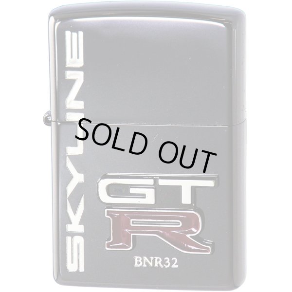 Photo1: Zippo NISSAN Skyline GT-R BNR32 R32 Emblem Metal Ion Black Plating Japan Limited Oil Lighter (1)