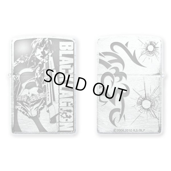 Photo5: Zippo BLACK LAGOON REVY Both Sides Etching Used Finish Feeling Japanese Anime Japan Limited Oil Lighter (5)