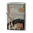 Photo1: Zippo Ukiyoe Sakura Mt.Fuji Cherry Blossoms Electroforming Japan Limited Oil Lighter (1)