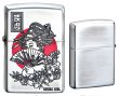 Photo2: Zippo Geisha Girl Kanji 芸者 Etching Oxidized Silver Plating Japan Limited Oil Lighter (2)