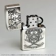 Photo4: Zippo Samurai Kanji 武士道 Bushido Etching Oxidized Silver Plating Japan Limited Oil Lighter (4)