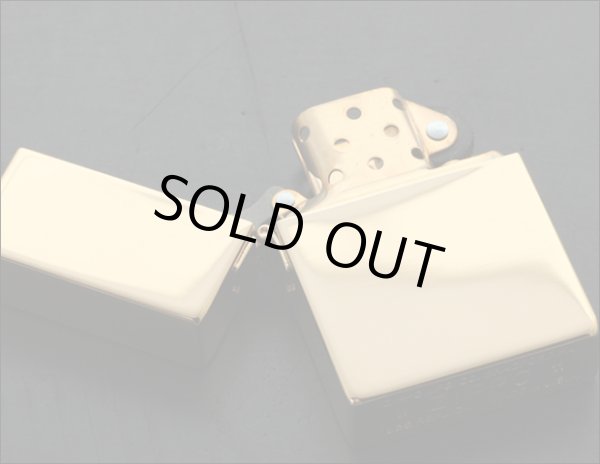 Photo3: Zippo 1935 Replica Side Logo 23K Gold 1μ Plating Japan Limited Oil Lighter (3)