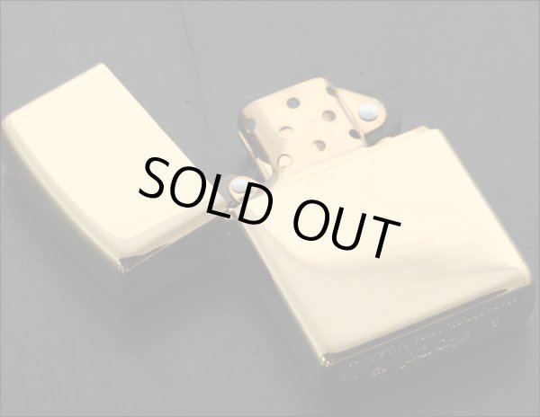 Photo3: Zippo Armor Case Side Logo 23K Gold 1μ Plating Japan Limited Oil Lighter (3)