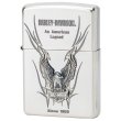 Photo1: Zippo Harley Davidson Japan Limited Silver Plating Eagle Emblem Metal HDP-10 Oil Lighter (1)