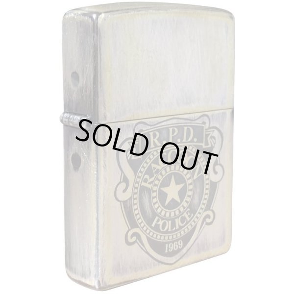 Photo2: Zippo BIOHAZARD RE:2 R.P.D. Both sides Etching Used Finish Vintage Feeling Japan Limited Oil Lighter (2)