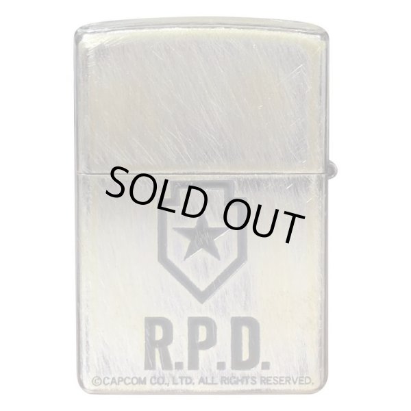 Photo3: Zippo BIOHAZARD RE:2 R.P.D. Both sides Etching Used Finish Vintage Feeling Japan Limited Oil Lighter (3)